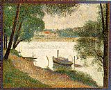 Georges Seurat Gray weather Grande Jatte painting